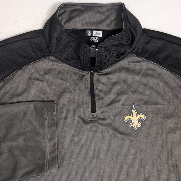 Team Apparel Other - NFL team apparel TX3 cool 1/4 zip pullover lightweight‎ New Orleans Saints 4XL